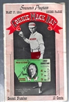 1941 Connie Mack (HOF) Day at Shibe Park (May 17, 1941) Official Program with Ticket