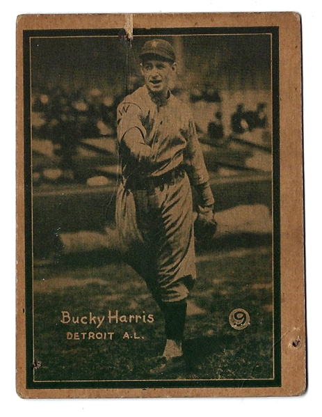 1931 W517 Bucky Harris Baseball Strip Card