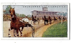 1929 Churchman's Cigarettes - Trotting in Germany Card - Better to High Grade
