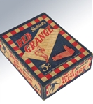 C. 1929 Red Grange (NFL - HOF) Shotwells Empty Candy Box with Graphics