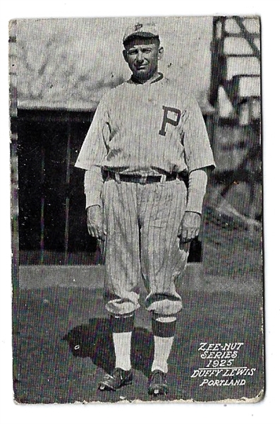 1929 Zee Nut - Duffy Lewis - Baseball Card 