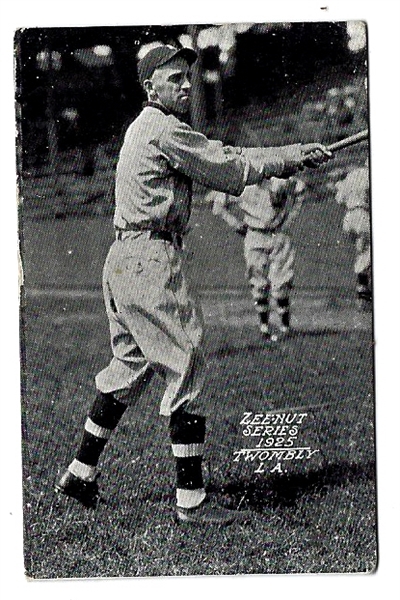 1925 Zee Nut - Twombly  (                 ) - Baseball Card