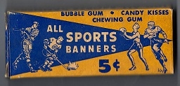 C. 1940's Paris Gum Felt Banner Empty Display Box