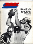 1970 LA Rams (NFL) vs. Oakland Raiders Official Program