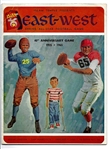 1965 East West Shrine Game Program - 40th Anniversary- At Kezar Stadium on Jan. 2, 1965