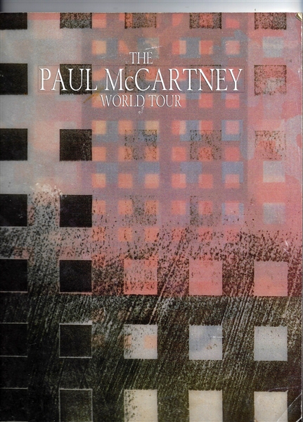 1989 The Paul McCartney World Tour Official Program