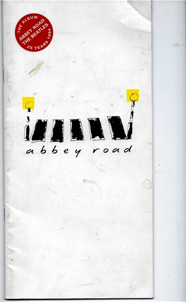 1994 Abbey Road (The Beatles) Recording Studio Booklet - 25th Anniversary