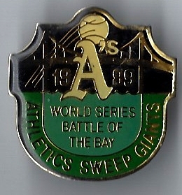 1989 World Series (A's vs. Giants) Stylish  Lapel Pin