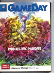 1988 NFC Playoff Game (SF 49ers vs. Minnesota Vikings) Divisional Round Official Program
