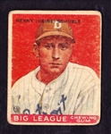 1933 Goudey Baseball Card - Heinie Schuble - Lesser Condition