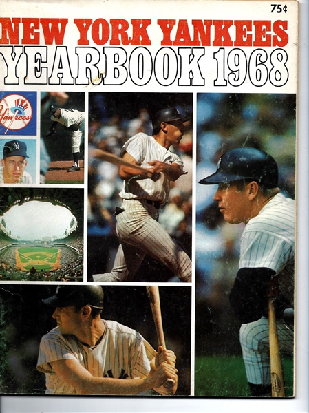 1968 NY Yankees Official Yearbook