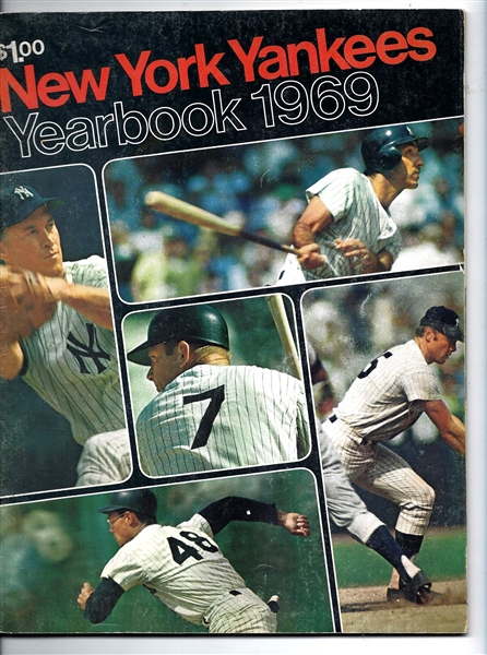 1969 NY Yankees Official Yearbook