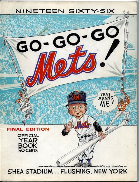 1966 NY Mets Official Yearbook - Final Edition