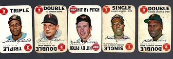 1968 Topps Game Cards HOF Lot of (5) 