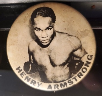 Henry Armstrong Boxing Pinback Button - 1.75 
