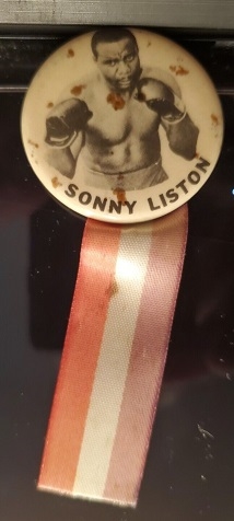 Sonny Liston Boxing Pinback - 1.75 