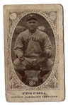 1922 Steve ONeill (Cleveland Indians) American Caramel Card # 1
