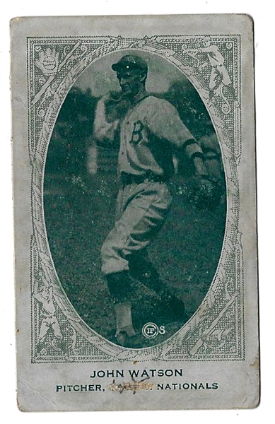1922 John Watson (Boston Braves) American Caramel Baseball Card
