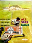 1961 MLB All-Star Game at San Francisco Official Program with Ticket - Both Better Grade