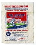 1934 Goudey Big League Chewing Gum Baseball Wrapper 