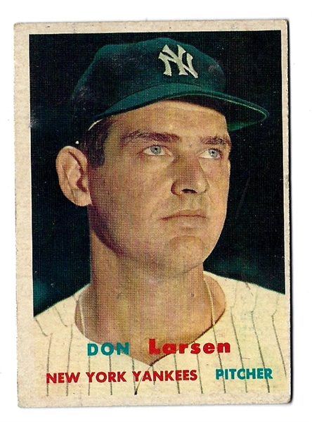 1957 Don Larsen (NY Yankees) Topps Baseball Card