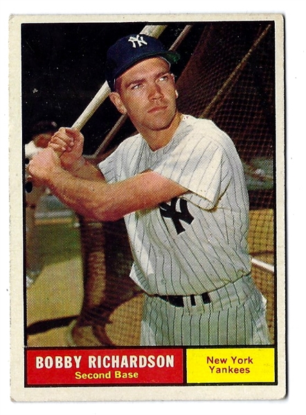 1961 Bobby Richardson (NY Yankees) Topps Baseball Card