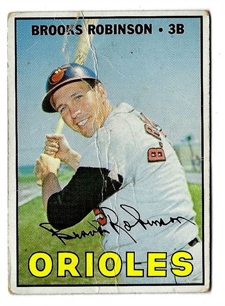 1967 Brooks Robinson (HOF) Topps Baseball Card - #600 High Number