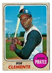 1968 Roberto Clemente (HOF) Topps Baseball Card
