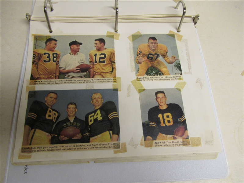 1960 Army vs. Navy (College Football) Scrapbook - All in Full Color