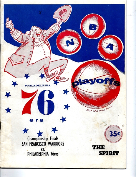 1967 NBA Championship Finals - 76'ers vs. Warriors - Game # 2 Program at the Spectrum