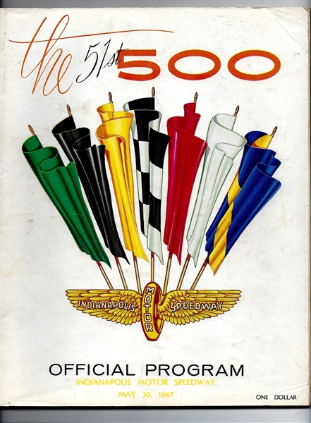 1967 Indianapolis 500 - The 51st Annual - Auto Racing Program