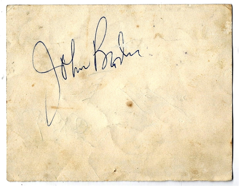 1950's Vintage Football Autograph x (5) Sheet 