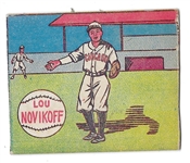 1943 MP & Co. R302 - Lou Novikoff (HOF) - Baseball Card