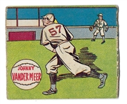 1943 MP & Co. R302 - Johnny Vander Meer (Cincinnati Reds) - Baseball Card
