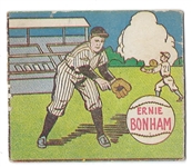 1943 MP & Co. R302 - Ernie Bonham (NY Yankees) - Baseball Card