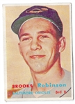 1957 Brooks Robinson (HOF) Topps Rookie Card