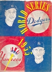 1955 World Series (NY Yankees vs. Brooklyn Dodgers) Official Program 