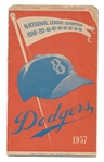 1957 Brooklyn Dodgers vs. NY Yankees - Mayors Trophy Game - At Ebbets Field Official Program
