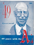 1949 Philadelphia Athletics Official Yearbook