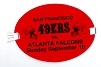 1995 SF 49ers (NFL) vs. Atlanta Falcons Media Armband Pass 