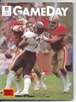 1985 SF 49ers (NFL) vs. Chicago Bear Official Program at SF