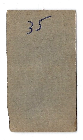 1923 W515-1  Tom Griffith (Brooklyn Dodgers) Baseball Strip Card  