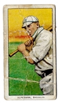 1909 Whitey Alperman (Brooklyn Dodgers) T206 Tobacco Card