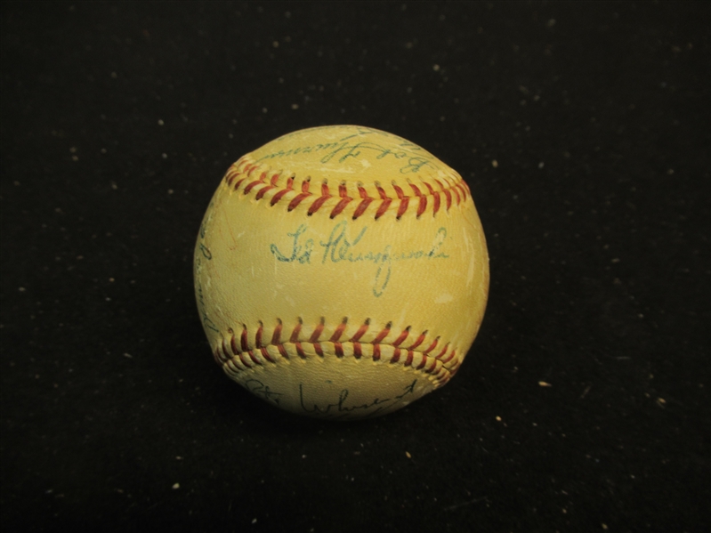 1957 Cincinnati Reds (NL) Autographed ONL Spalding Baseball With (21) Signatures