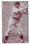 1939 - 46 Tommy Holmes (Boston Braves) Salutation Exhibit Card