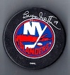 Bryan Trottier (HOF) Autographed Hockey Puck