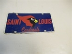 C. 1970s St. Louis (Football) Cardinals Metal License Plate