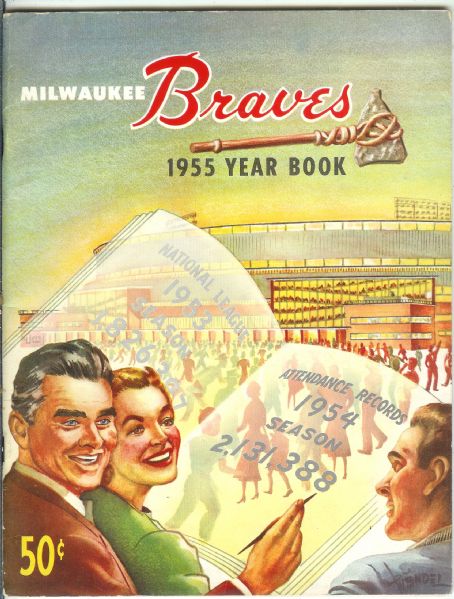 1955 Milwaukee Braves Yearbook