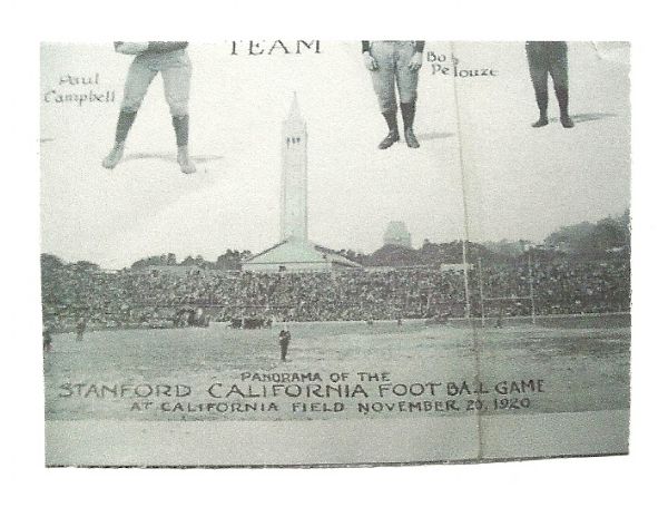 1920 Stanford vs Cal Football Game Museum Quality Panorama