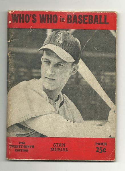 1944 Stan Musial Who's Who in Baseball